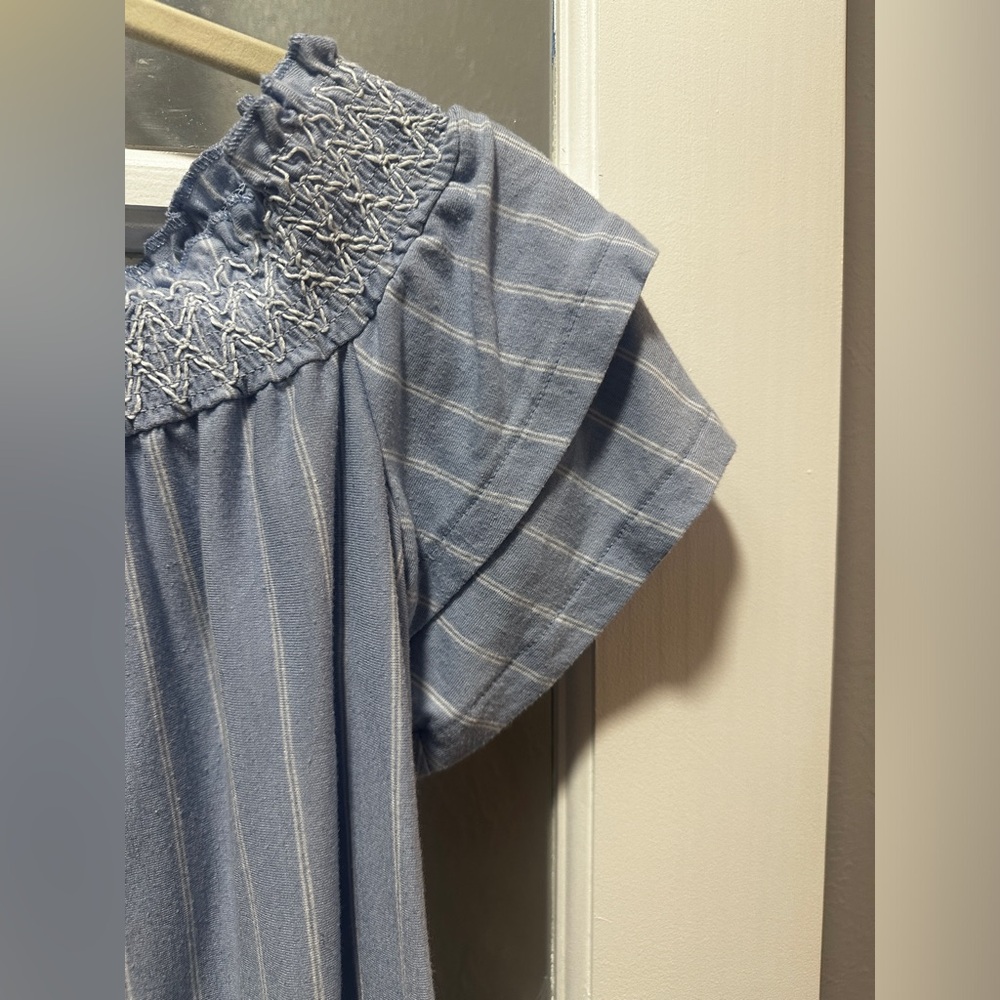 American Eagle Off The Shoulder Ruffle Sleeve Top - Picture 3 of 6